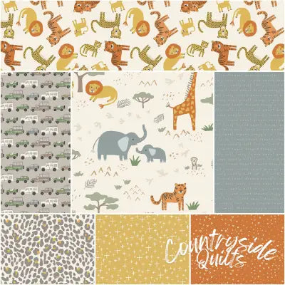 Leo & Savannah 1 Yard Bundle Cream, 9pcs