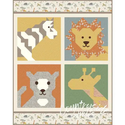 Leo & Savannah Safari on the Savannah Digitally-Printed Store Display Quilt
