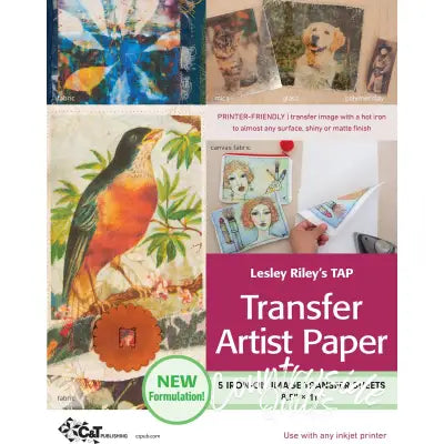 Lesley Rileys TAP Transfer Artist Paper 5pk