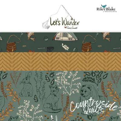 Let's Wander 2.5in Strips, 40pcs/bundle