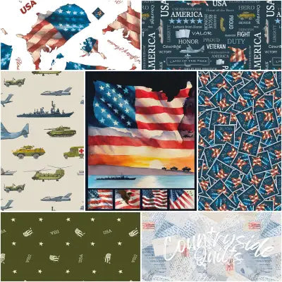 Letters From Home 1 Yard Bundle White, 7pcs/bundle