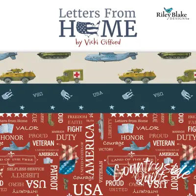 Letters From Home 2.5in Strips, 40pcs/bundle