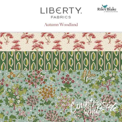 Liberty Autumn Woodland 5 Inch Stacker, 42 Pcs.
