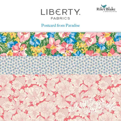 Liberty Postcard from Paradise 10in Squares, 42pcs/bundle
