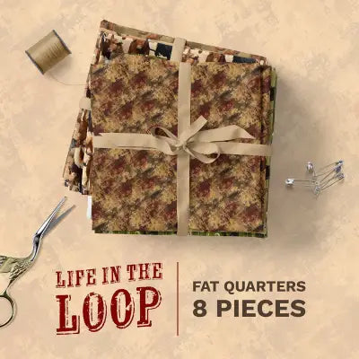 Life in the Loop Fat Quarter Pack - 8 FQs