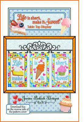 Life is Short, Make it Sweet Table Top Display