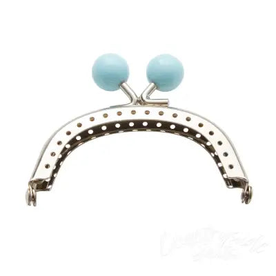 Light Blue Bauble Sew-In Clasp 3in x 2-1/4in