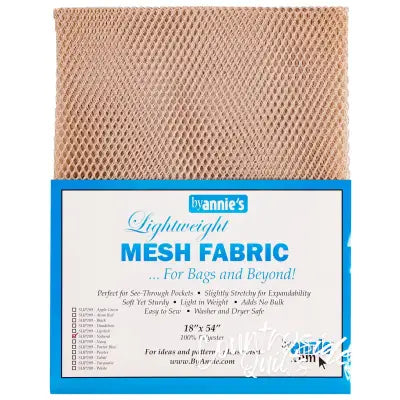 Lightweight Mesh Fabric Natural 18x54in