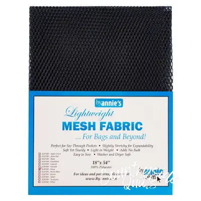 Lightweight Mesh Fabric Navy 18x54in