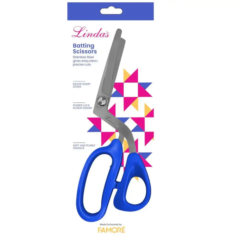 Linda’s Batting Scissors Notion 725A-Blue
