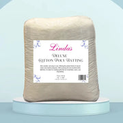 Linda’s Deluxe Cotton/Poly Blend Batting Twin Size 2 Yard