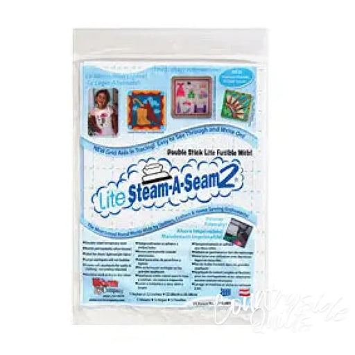 Lite Steam-A-Seam 2 Fusible Sheets Notion 5417