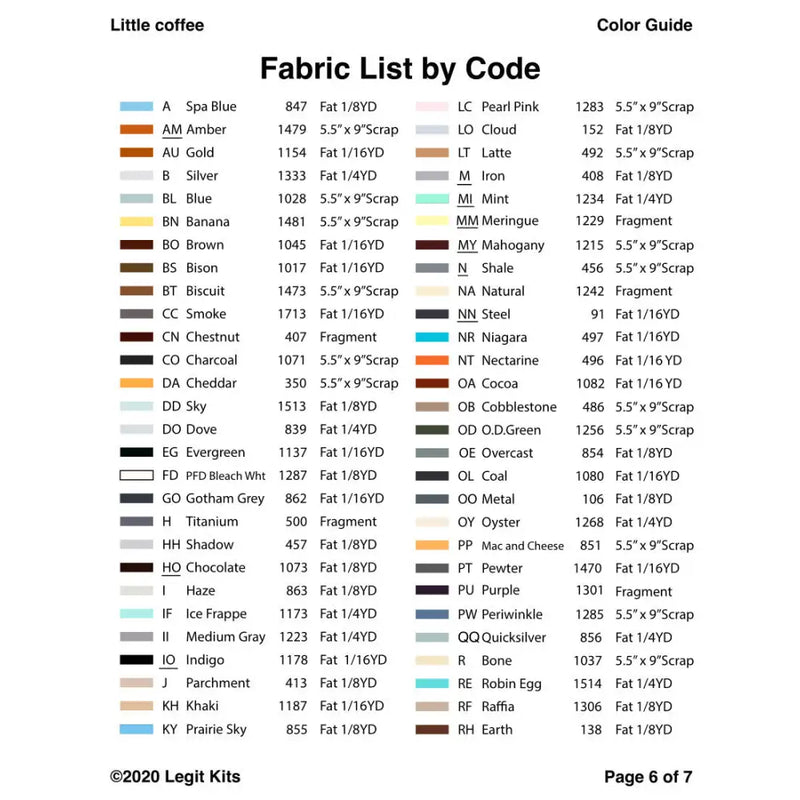 Little Coffee Pattern PT004