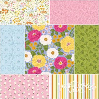 Little Darlin 1 Yard Bundle Periwinkle, 7 Pcs.