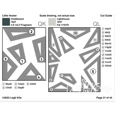 Little Hooter Quilt Kit