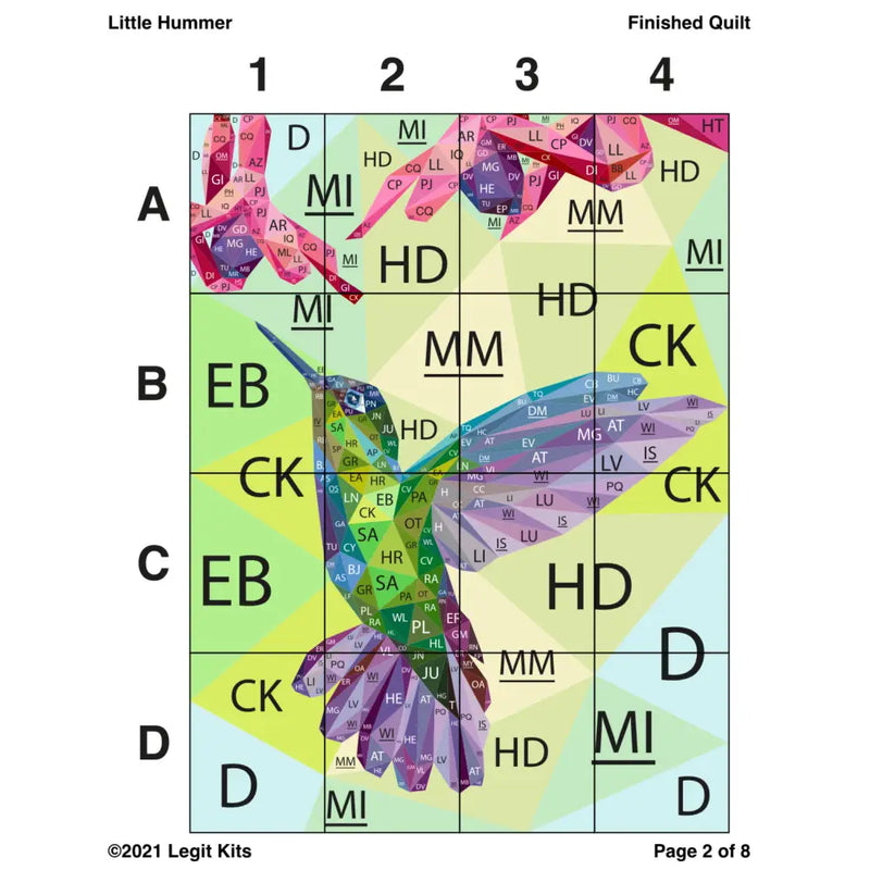 Little Hummer Quilt Kit QK024