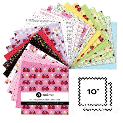 Little Ladies 10 Inch Square 42 Cuts Each