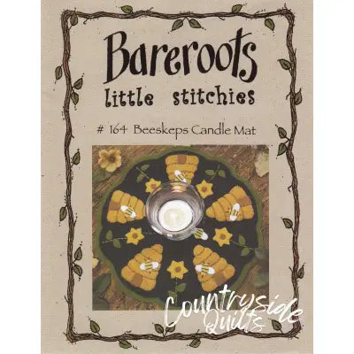 Little Stitchies - Beeskeps Candle Mat
