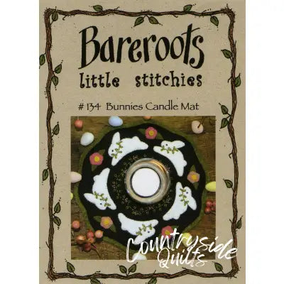 Little Stitchies - Bunnies Candle Mat