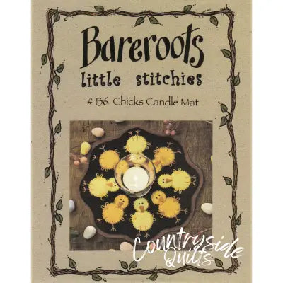 Little Stitchies - Chicks Candle Mat