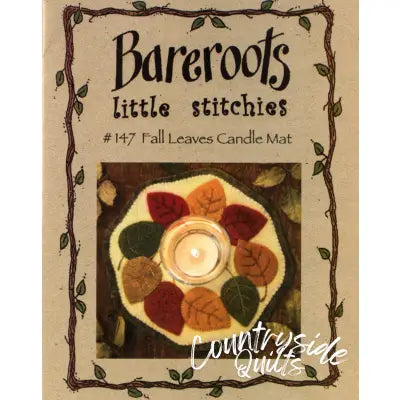 Little Stitchies - Fall Leaves Candle Mat