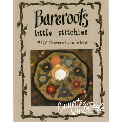 Little Stitchies - Flowers Candle Mat