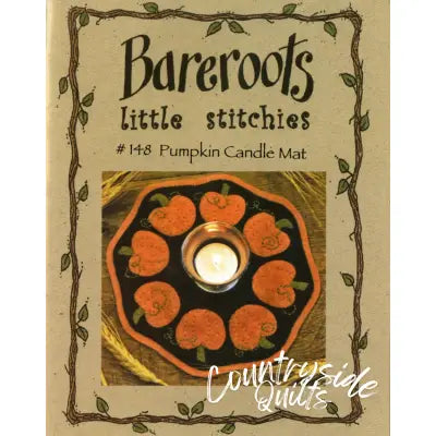 Little Stitchies - Pumpkins Candle Mat