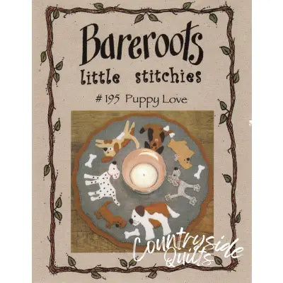 Little Stitchies - Puppy Love Candle Mat