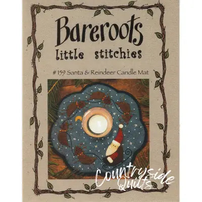 Little Stitchies - Santa & Reindeer Candle Mat