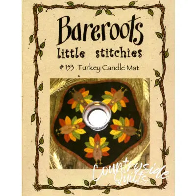 Little Stitchies - Turkeys Candle Mat