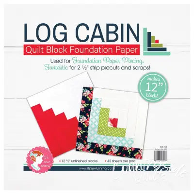 Log Cabin 12in Block Foundation Paper Pad