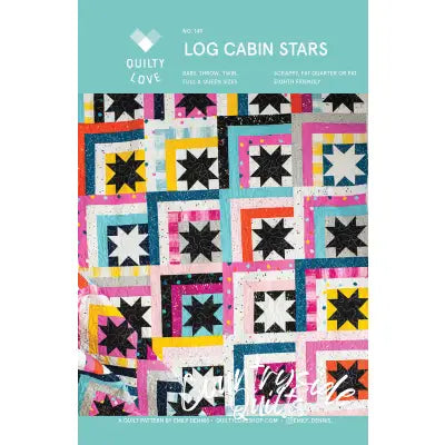 Log Cabin Stars Quilt Pattern