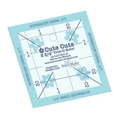 Lori Holt Cute Cuts Trim-it Ruler 2-3/4in x 2-3/4in