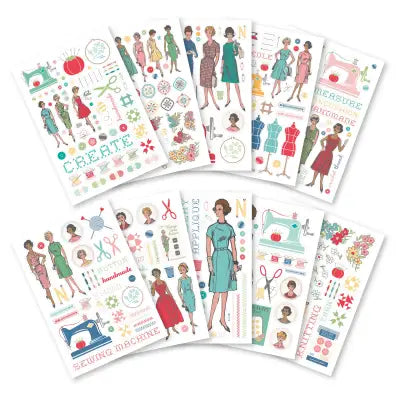 Lori Holt My Happy Place Sticker Set