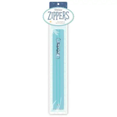 Lori Holt Happy Zippers 16in Aqua
