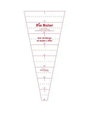 Lori Holt Pie Ruler 22-1/2 Degree