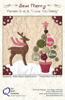 I Love You Deerly Pattern 5