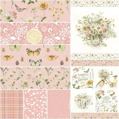 Love Me More 1 Yard Bundle Blush, 9pcs/bundle