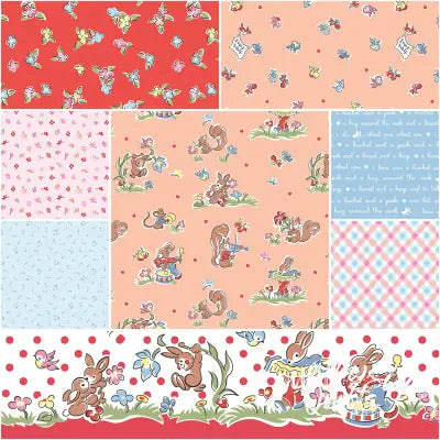 Love Notes 1 Yard Bundle Apricot, 8pcs