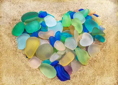 Love Me Some Sea Glass 24x14.5in Panel