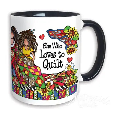 Loves to Quilt 11oz Mug