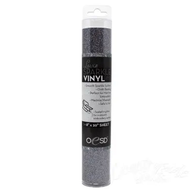 Luxe Sparkle Vinyl 8in x 20in Steel Gray