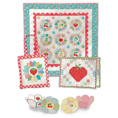 Machine Embroidery Berry & Sage Projects