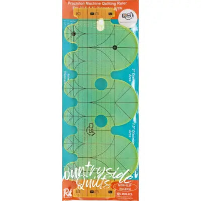 Machine Quilting Ruler 3in & 1-1/2in