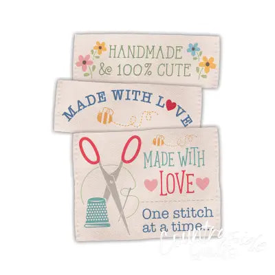 Lori Holt Made With Love Woven Labels