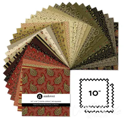 Madison Manor Revisited 10 Inch Square 42 Cuts Each