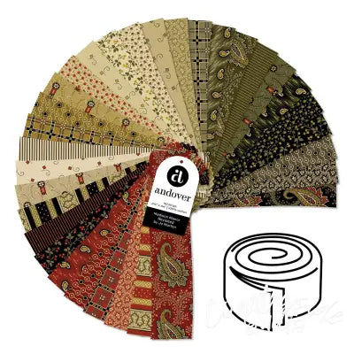 Madison Manor Revisited 2.5 Inch Strip Roll 40 Cuts Each