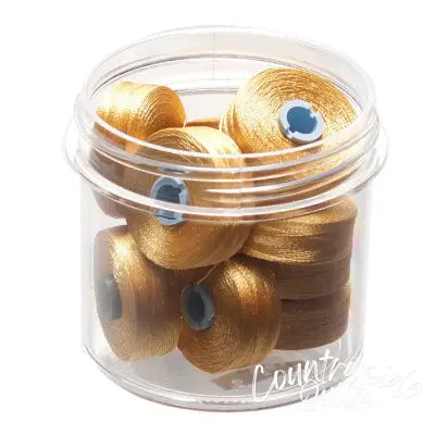 Magna Glide Delights Styl M Jmb 132yd Pre-wound Bobbin Military Gold 10 Jar