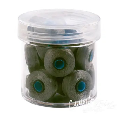 Magna-Glide Delights Style L 72yd Pre-wound Bobbins German Granite 20 Per Jar