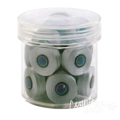 Magna-Glide Delights Style L 72yd Pre-wound Bobbins Light Grey 20 Per Jar